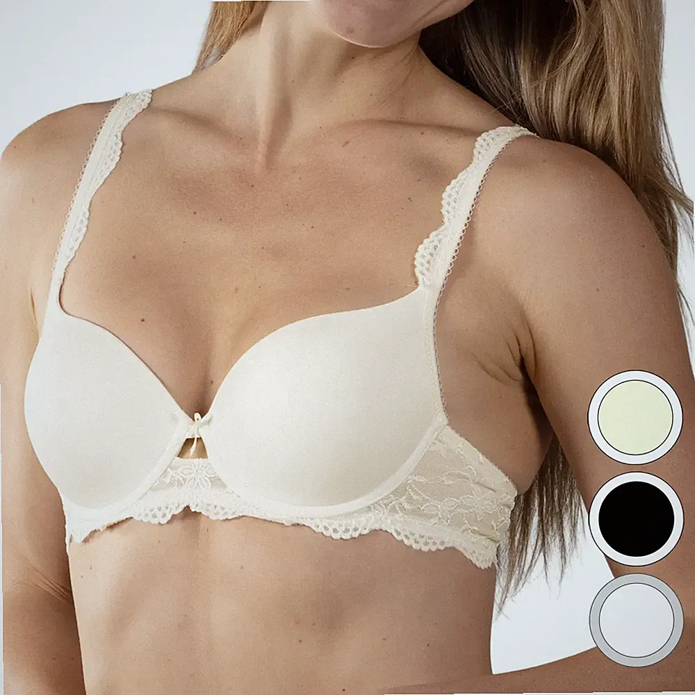 Nina von C. Silver Edition Push-Up/Dirndl-BH, weiss, schwarz, champagner, NEU!