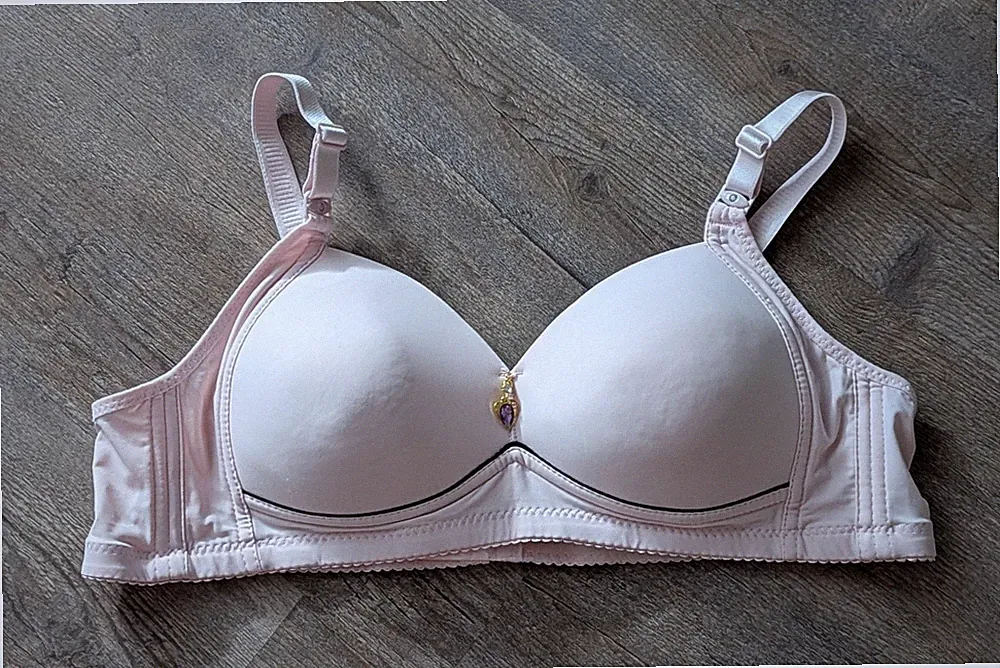 ❣️ No Name❣️ schöner NO Bügel BH ~ Gr. XXL (ca. 90C) ~ rosa