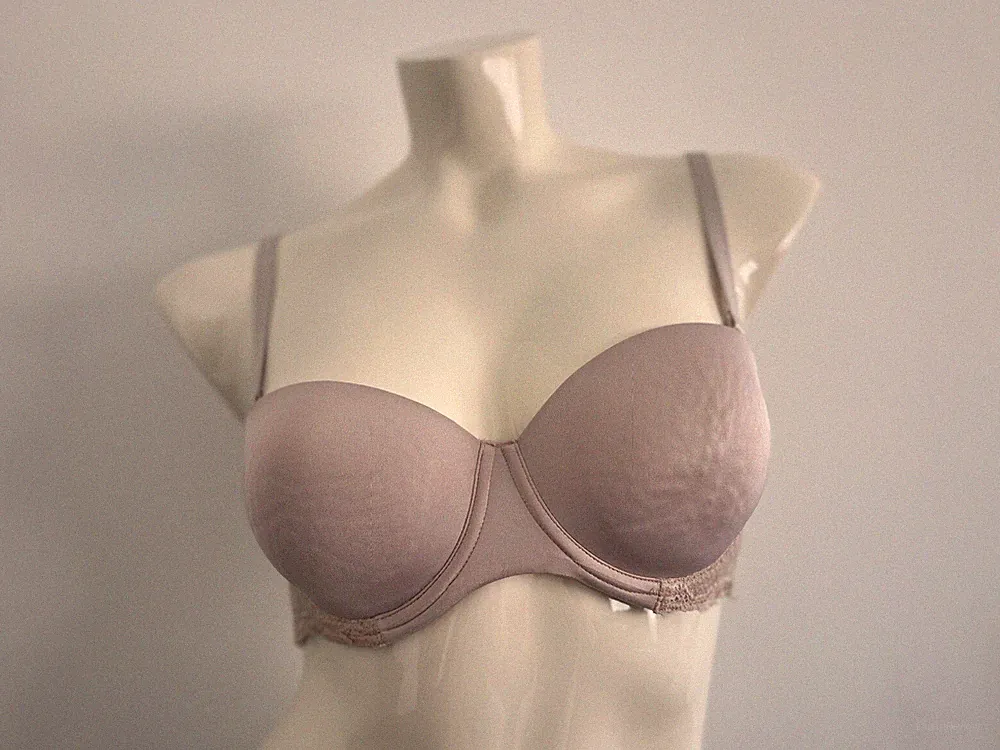 Nude / Hautfarbe Balconette T-Shirt BH „Angie“ von Hunkemöller Gr. 75D