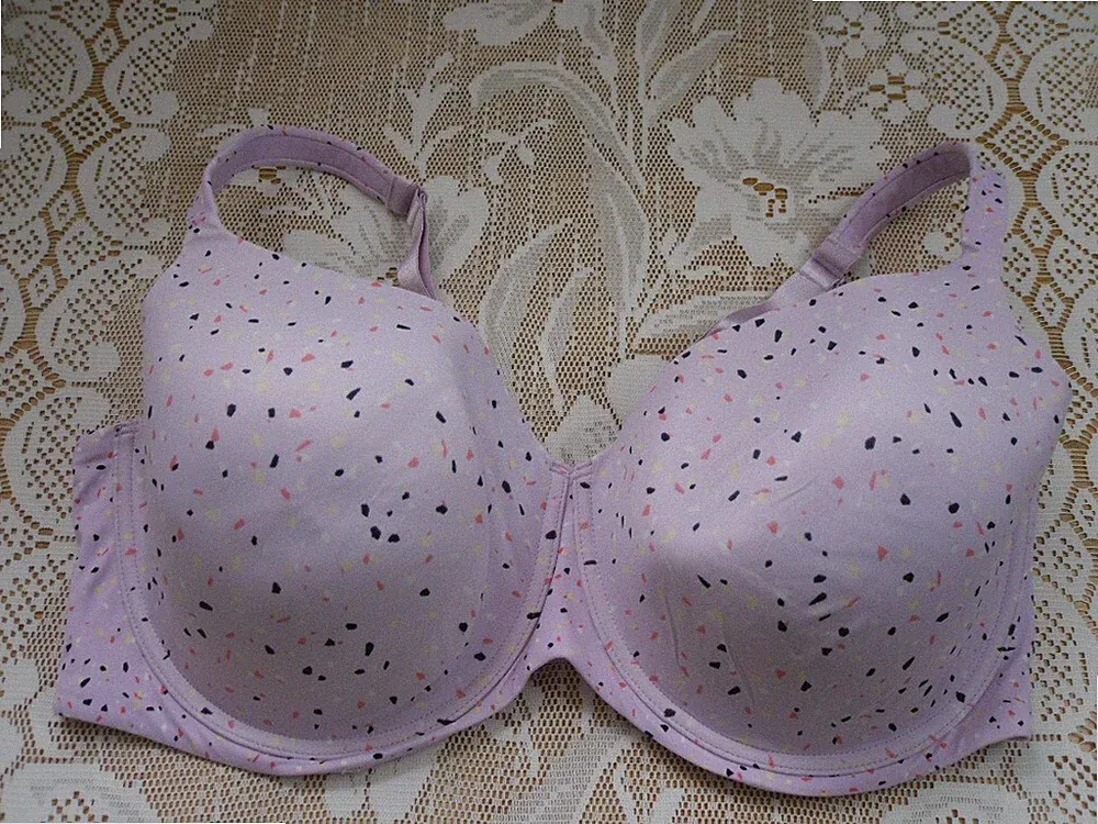 NWOT - VOGLO Light Lilac Full Support Underwire Comfort Bra Plus size - 46DDD