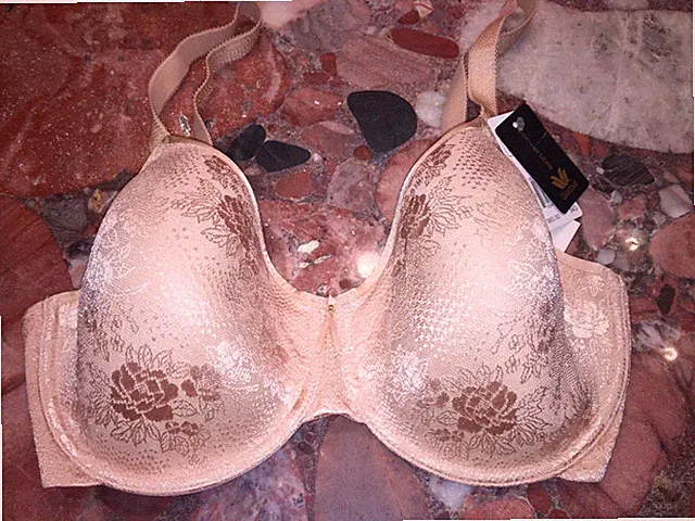Nwt Wacoal Klar & Klassisch Kontur Uw Bh 853244 Convertible Beige 34DD