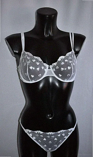 *** OCCHI VERDI *** Damen BH SET mit Tanga Modell MON AMOUR ** MADE IN ITALY **