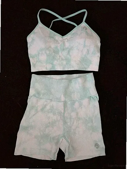 Oceans Apart Set Radlerhose kurze Hose Leggings Sport BH Oberteil Tank Top Gr Xs