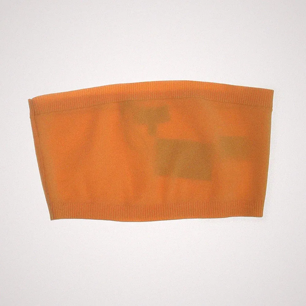 & Other Stories, Bandeau-BH, Größe: S, Gelb, Acetat/Polyester, Rippenstrick #Qkz