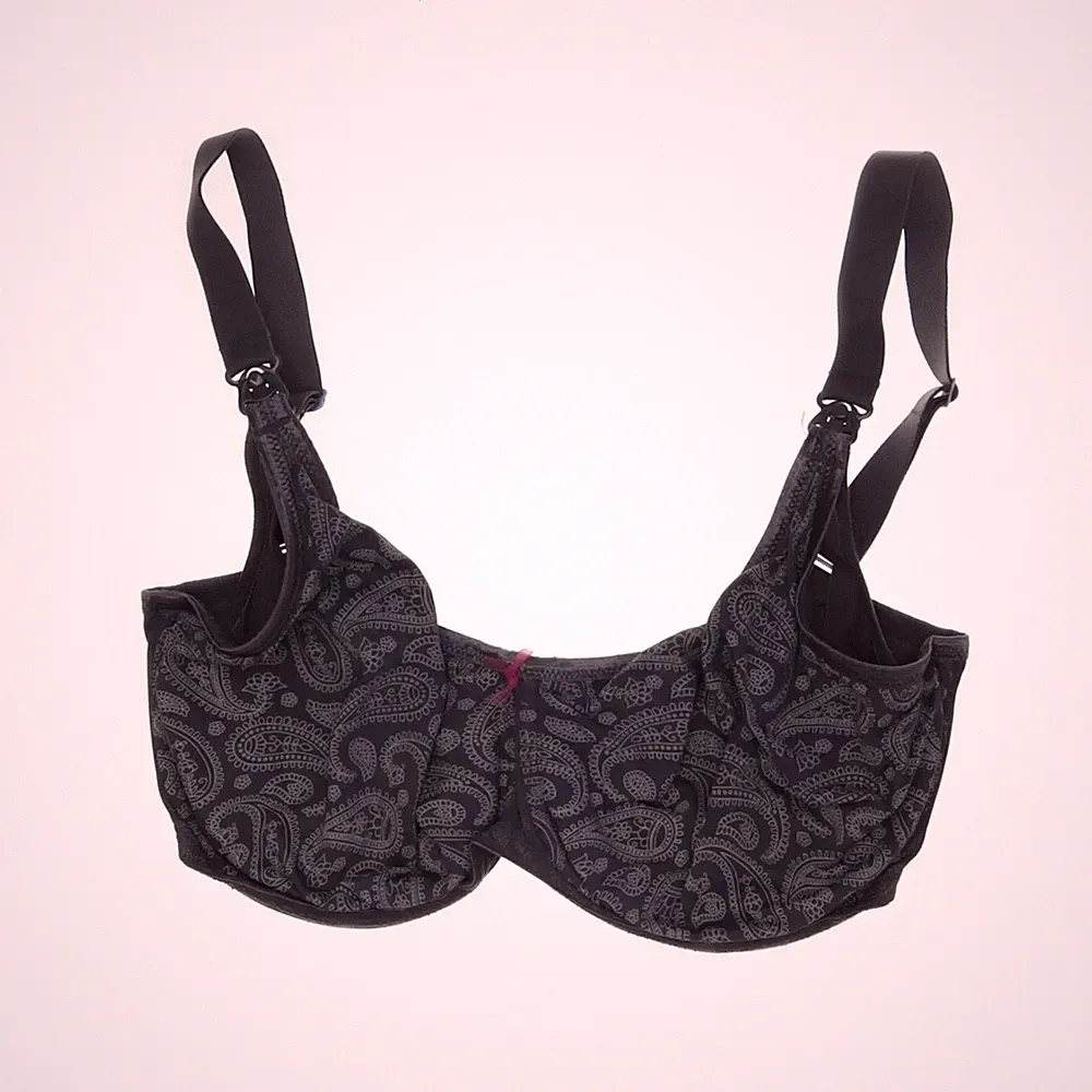 Paisley, Still-BH, Größe: 70H, Paisley, Schwarz/Grau, Elasthan/Polyamid #GoL
