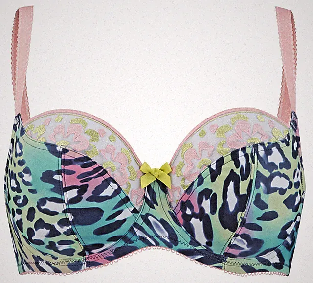 Panache Cleo 7471 Maya balkonett Damen BH mit Bügel Gr.65D UK 30D Tierdruck