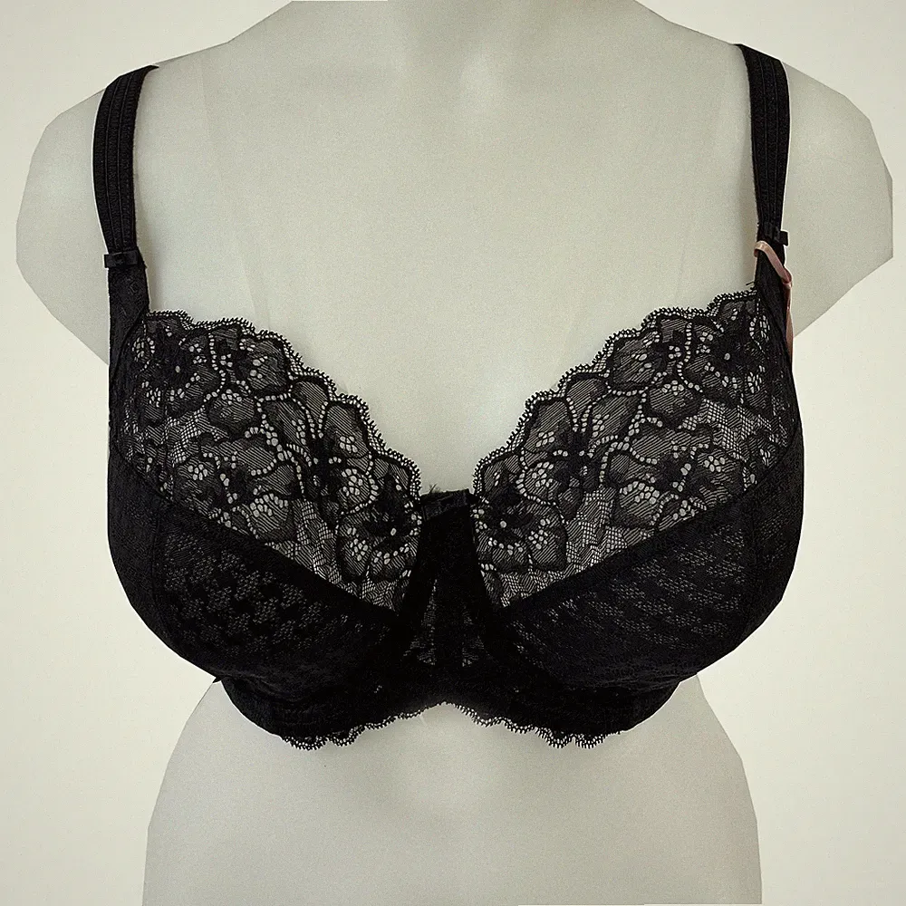 Panache Damen BH mit Bügel 7285 Vollschalen-BH Gr. 65HH Schwarz NEU
