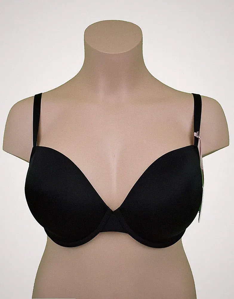 Panache Porcelain Elan Plunge 7326 Schalen-BH Schwarz Black T-Shirt-BH Dessous N