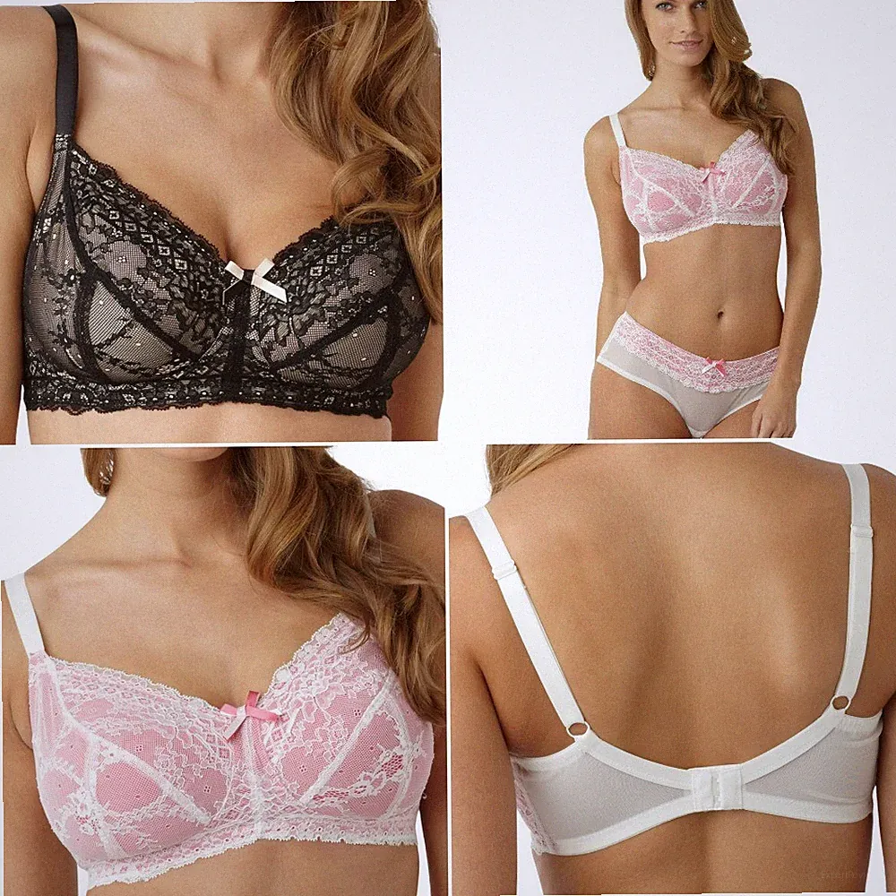 Panache Sophie Umstands Stütz BH ohne Bügel Schwangerschaft volle Brust Spitze 5826