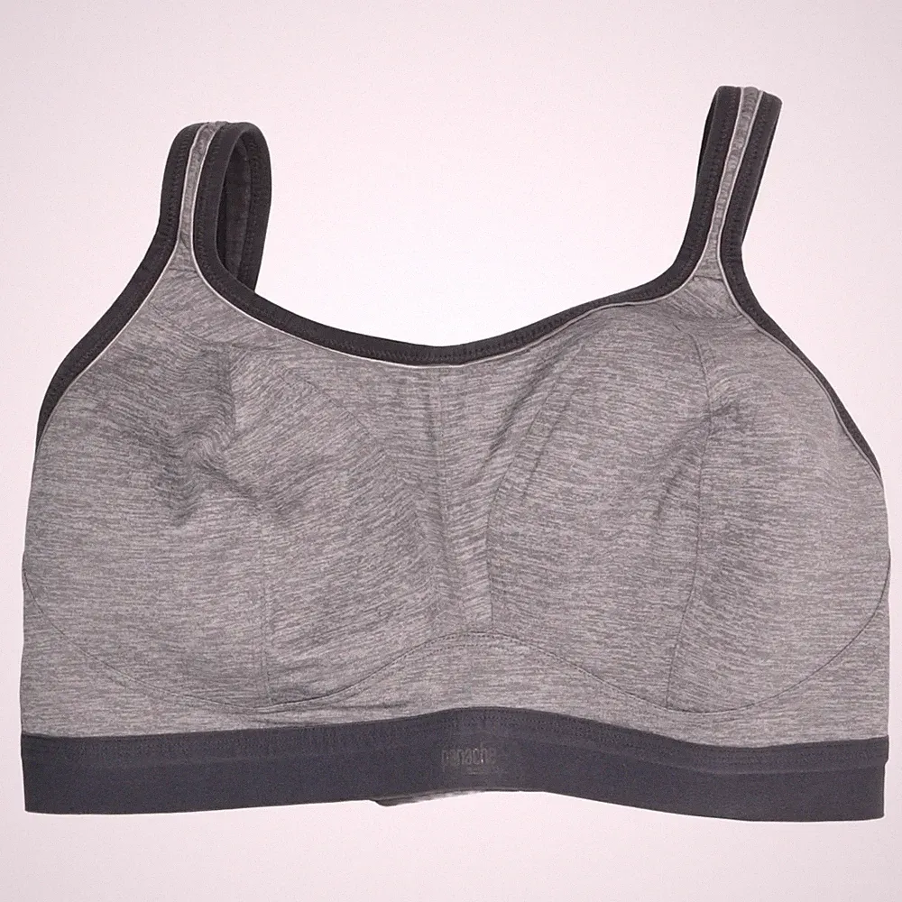 Panache Sport, Sport-BH, Größe: 85E, Grau, Elasthan/Polyamid/Polyester #FSG