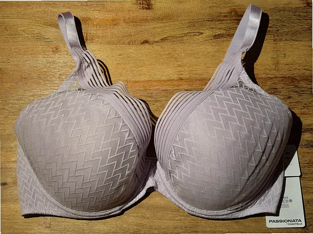 PASSIONATA MANHATTEN Plunge T-Shirt BH 48D9, Gr. 70 F,lavendel,NEU+ETIKETT 47,95