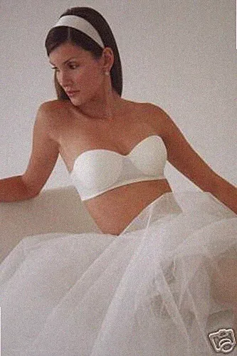 Penrose Lingerie Bügel-BH Gr.75A UK 34A Schalen BH IVORY Braut Hochzeit
