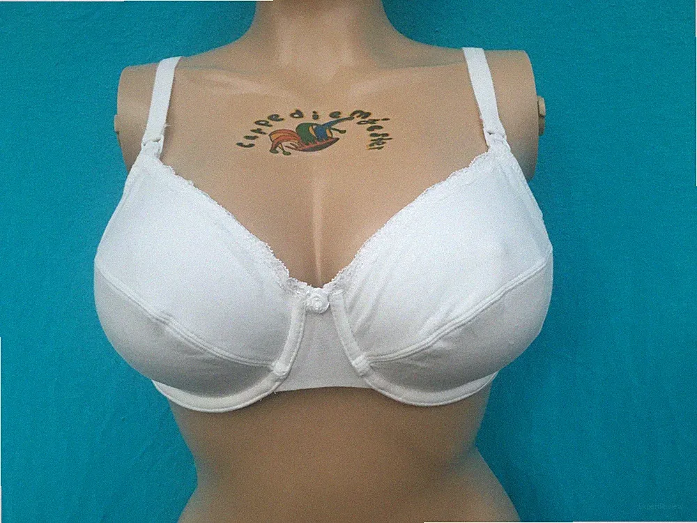 petite fleur Baumwoll - Still-BH mit Bügel weiß Gr. 90 C NEU (4075)