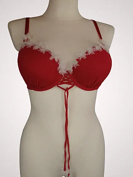 Petite Fleur Gold Push-Up-BH, rot, Gr. 80C