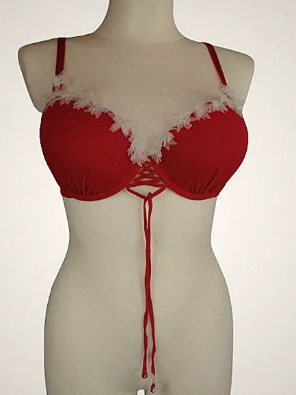Petite Fleur Gold Push-Up-BH, rot, Gr. 90C