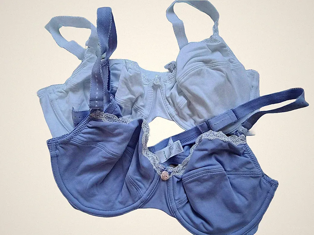 Petite Fleur Still BH 2er Color-Set lila und weiß Damen (711) NEU