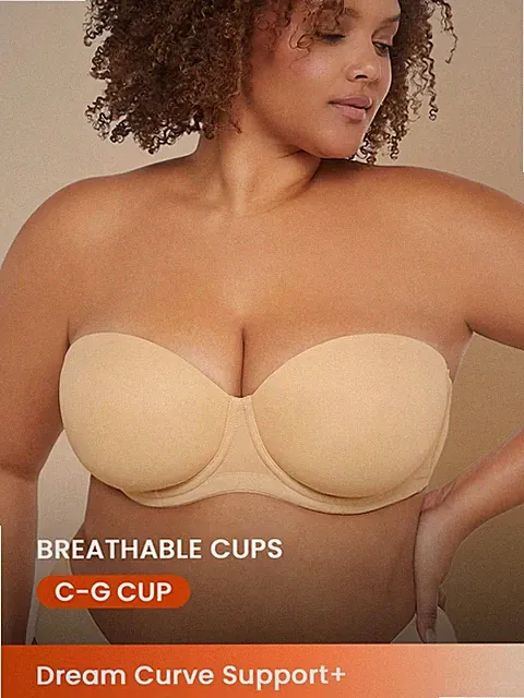 Plus Dream Curve Trägerloser Push Up BH für Kurvenreiche Damen Bequeme Billig24