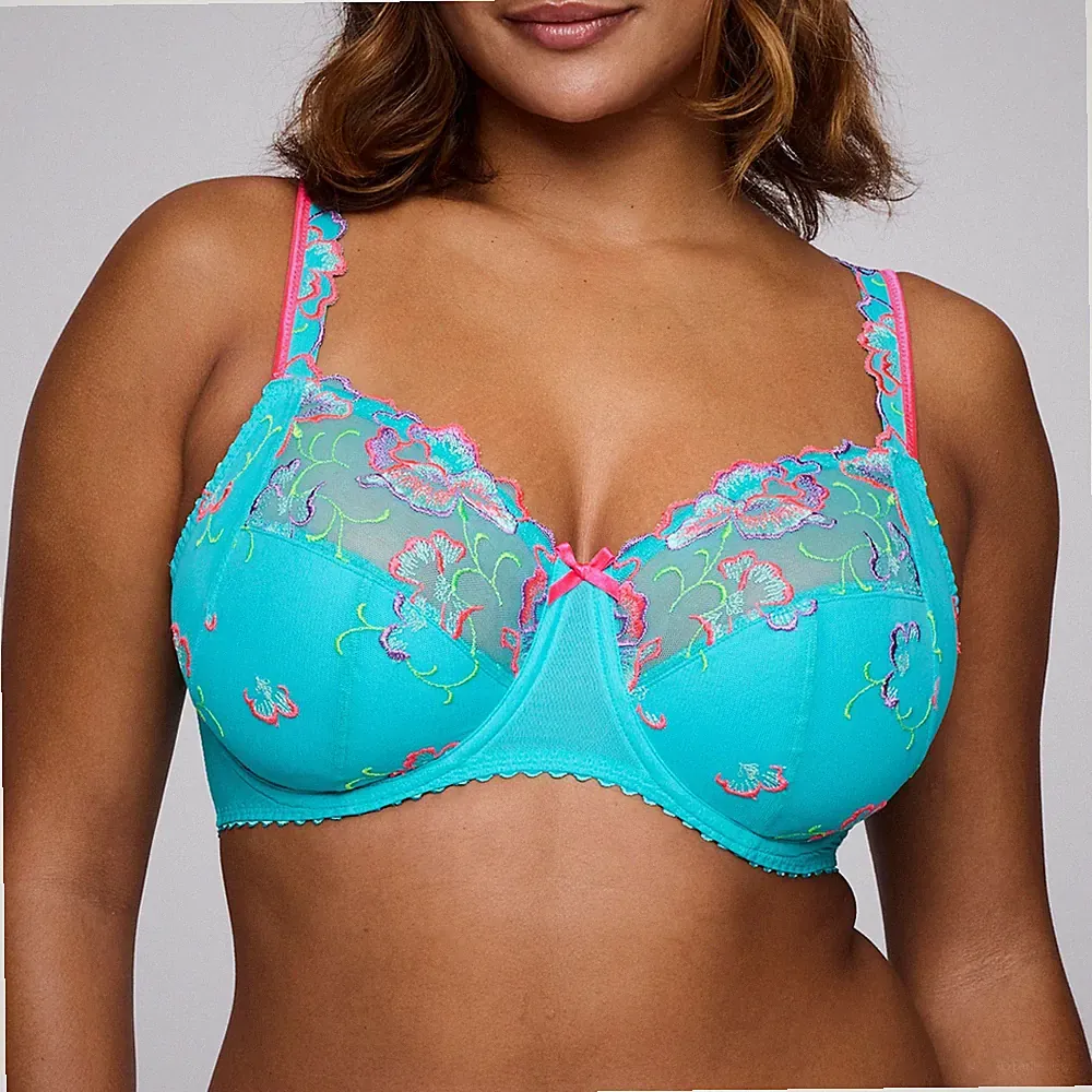 Prima Donna Devdaha Bügel-BH türkis Spitze Gr. 80 85 90 95 C D E F G H 110 €