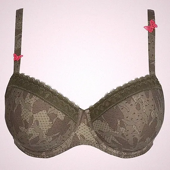 Prima Donna Primadonna Rainforest Vorgeformter Balconette-BH 80F grün