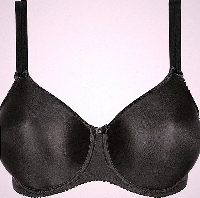 Prima Donna Primadonna Satin Vollschalen-BH Bügel-BH Nahtlos 70E schwarz