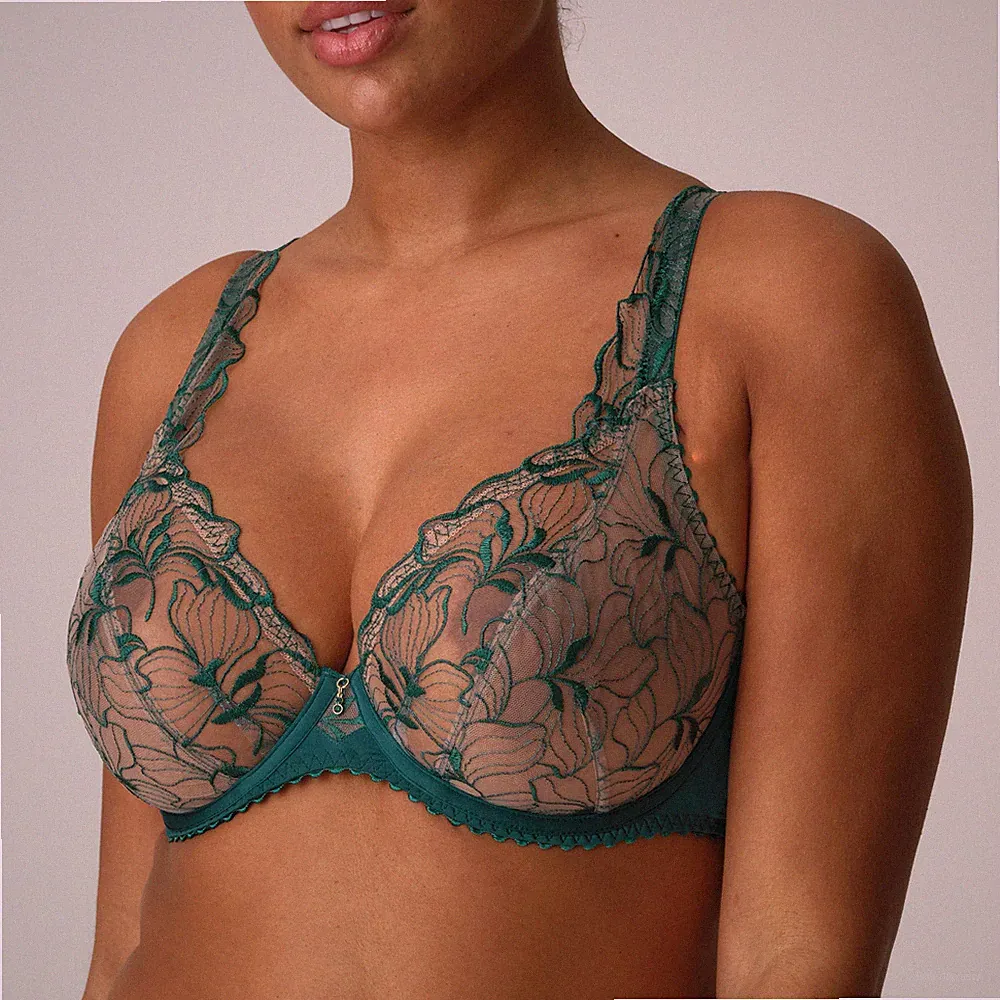 Prima Donna Springdale Bügel-BH grün Spitze Gr. 80 85 90 95 C D E F G NP 125 €