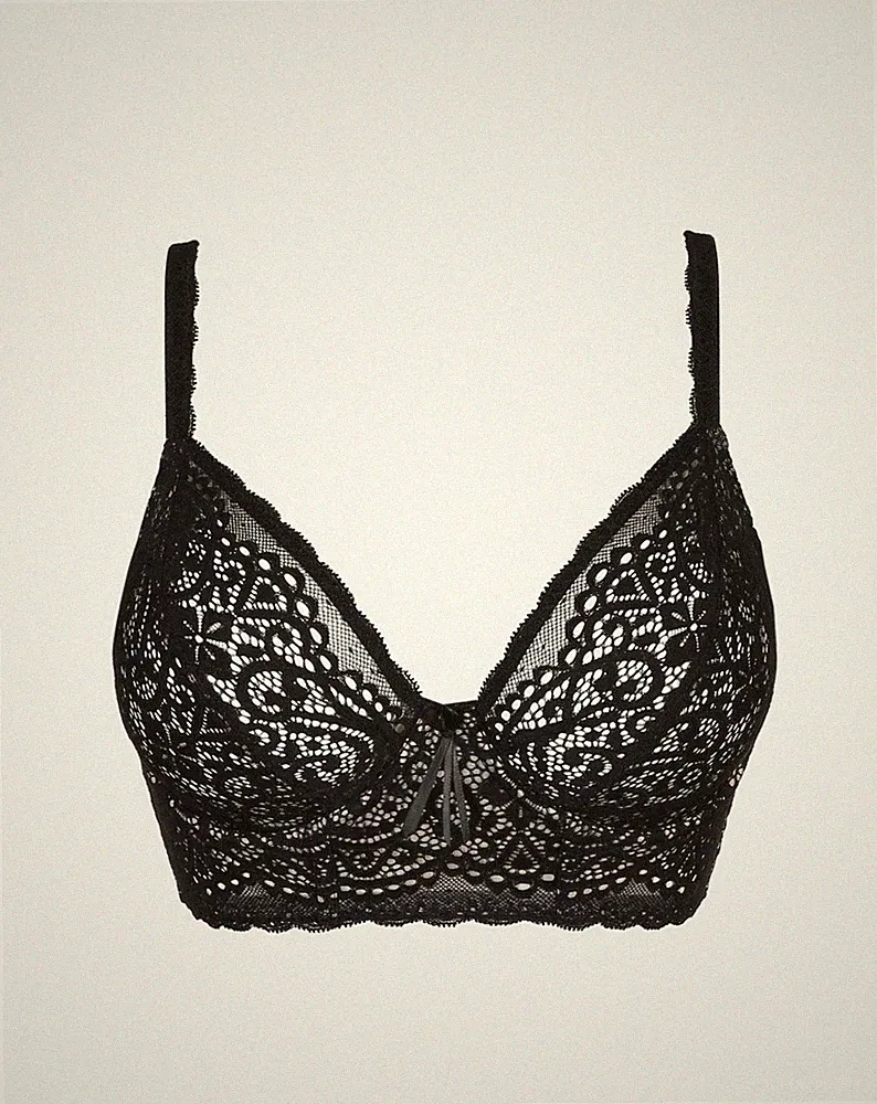 PRIMA DONNA Twist I DO Longline BH - NEU! m. E. Gr. 75 C Bügel-BH Spitze Schwarz