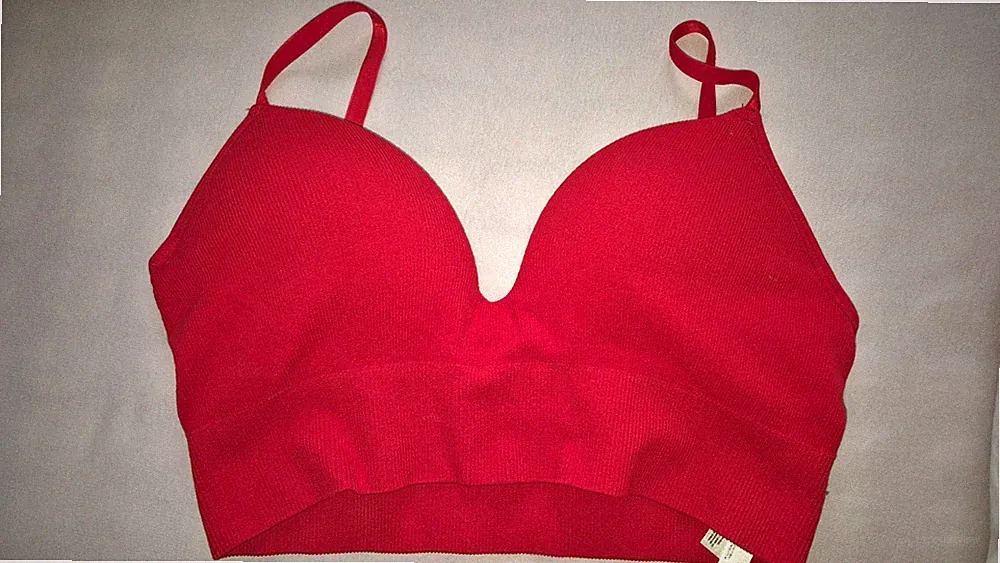 Primark Cares 2er Damen Push-Up-BH Set Gr. M Rot/Grau verstellb. Träger