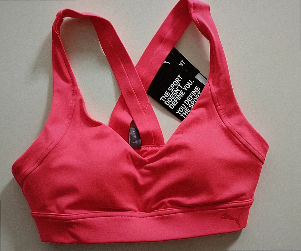 Puma Sport BH Mid Impact Gr. M L Bustier UVP 35 € Own It Bra
