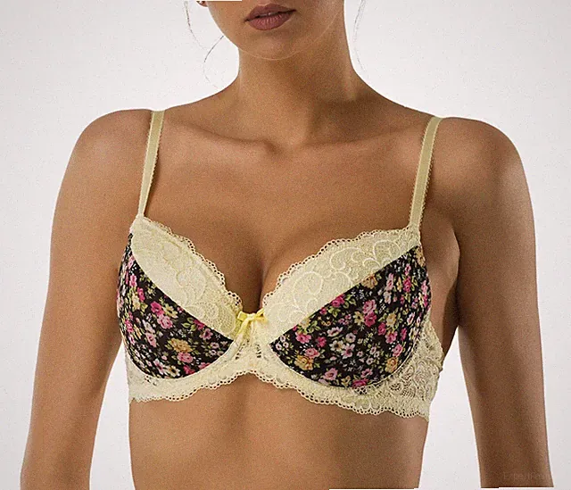 Push-Up BH, Bügel BH | einlegbare Pads und Spitze | Gr. 70-85 | A-D