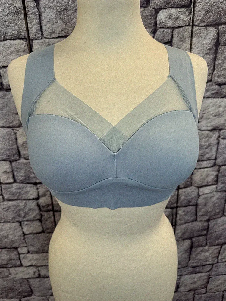 Push Up BH Hellblau Tragbar XS-S Neu Elastan 17B67