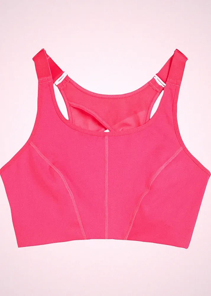 Racerback Sport-BH mit starkem Halt Gr. 95 C Pinklady Damen-Bra Oberteil Neu*