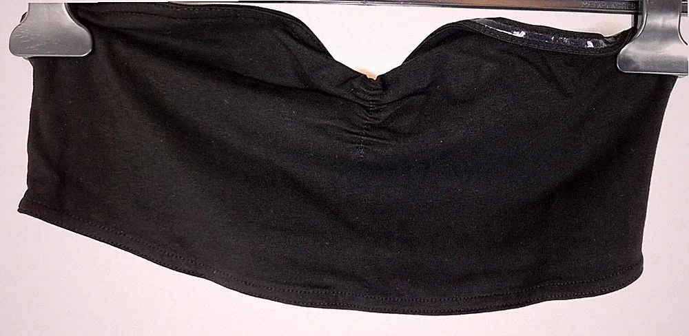 Rainbow Bandeau BH Damen Oberteil Gr. 36/38 Schwarz