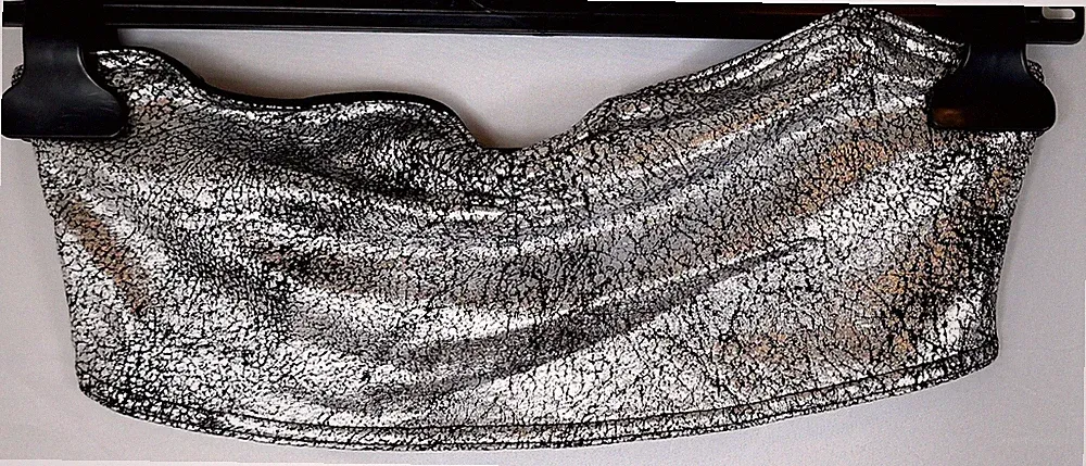 Rainbow Bandeau BH Damen Oberteil Gr. 36/38 Silber