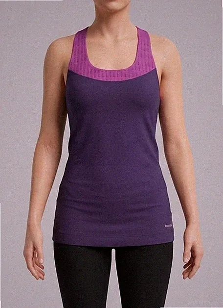 Reebok Sport Tanktop mit integriertem Sport BH Violett / Magenta Größe S / 36