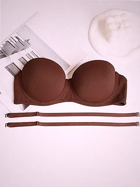 Rückenfreier Push Up BH für Damen Trägerloser BH für Hochzeitskleider Billig24