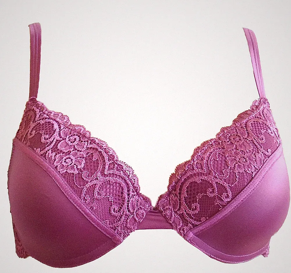 S.Oliver Damen Multifunktions Bügel BH Dessous weinrot mit Spitze 75 C 80 C 85B