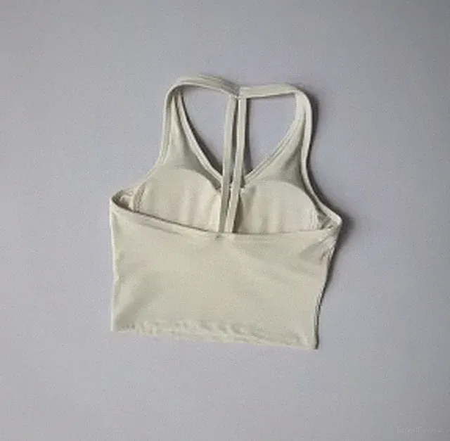S-XL SPORTS Riemchen Weste Top Mit / Brust Pad Schnell Trocknend Pilates Yoga
