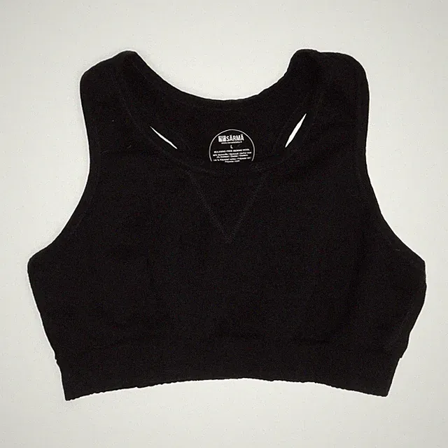 Särmä, Sport-BH, Größe: L, Schwarz, Elasthan/Merinowolle/Polyester, Damen #DkZ