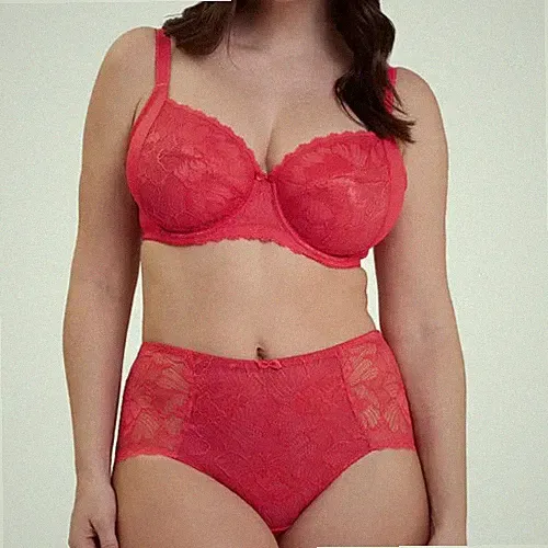 Sans Complexe Bügel BH / BH SET Gr.75-95 C-G Cup Slip S-2XL Capucine Rose Sharon