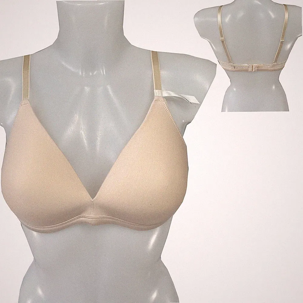 Sassa Damen BH Bügellos Schalen-BH Soft Gr. 75A, 80B Elfenbein NEU