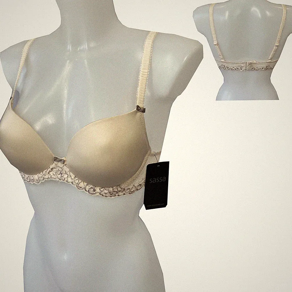 SASSA Damen BH Push-Up BH mit Bügel 28180 Elfenbein Gr. 70C NEU