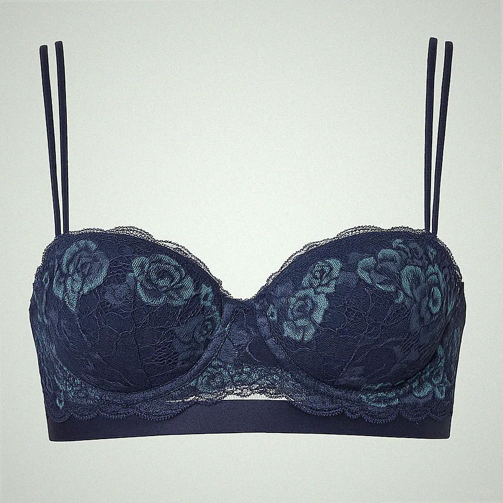 Sassa Damen BH Push-Up-BH mit Bügel Gr. 75B Blau