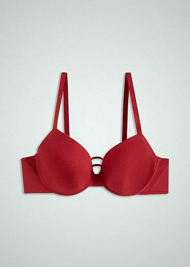 Schalen-BH mit Bügel Gr. 75 Cup A Rot Damen-Unterwäsche Oberteil Neu