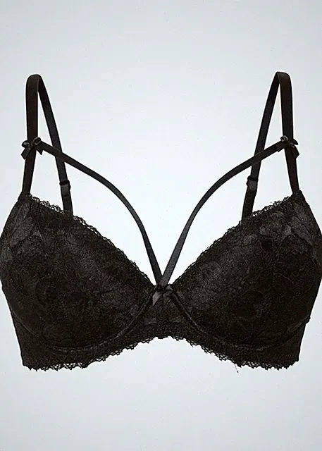 Schalen BH mit Bügel Gr. 85 Cup D Schwarz Damen-Bra Unterwasche Neu*