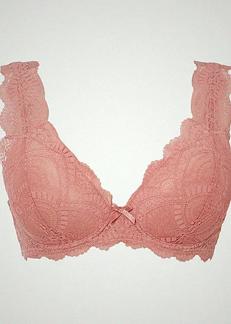 Schalen BH mit Bügel Gr. 85 Cup F Rauchrosa Damen-Unterwäsche Bra Neu