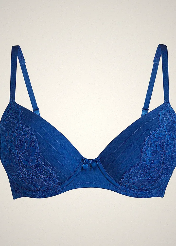 Blau Schalen-BH