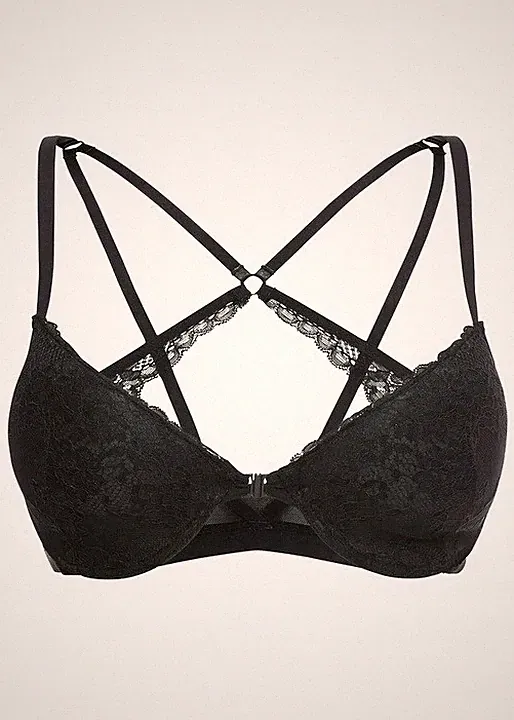 Schalen BH mit Racerback Gr. (95) D Schwarz Damen-Bra Oberteil Neu R-Ware*