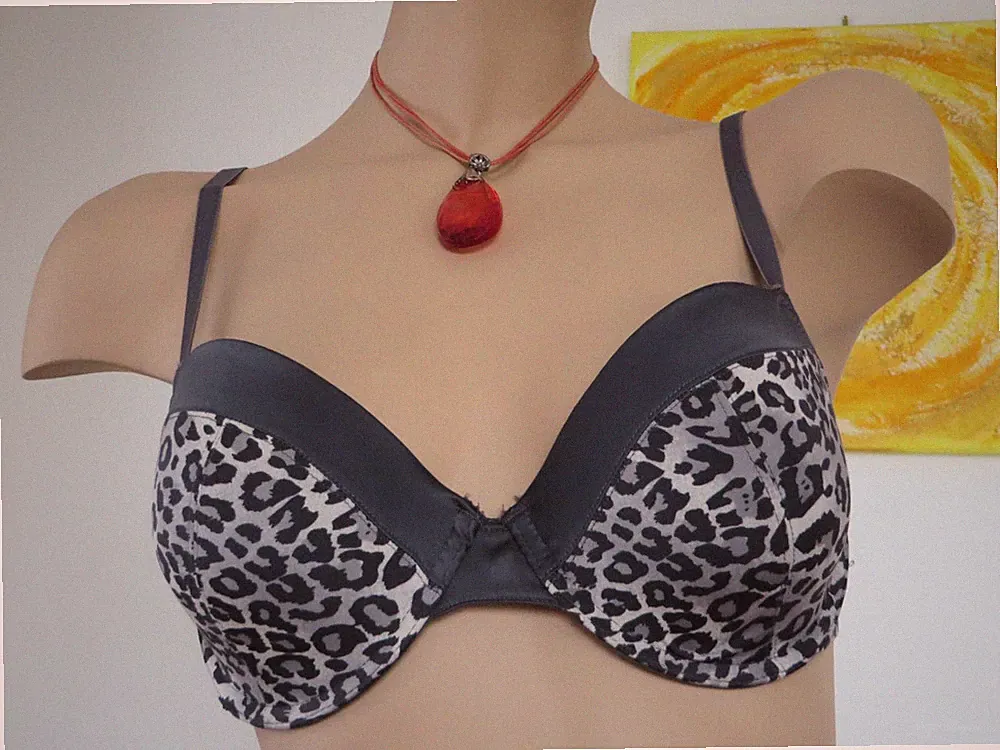 Schicker Bügel BH von Scotti Leoparden Print Gr 80C NEU
