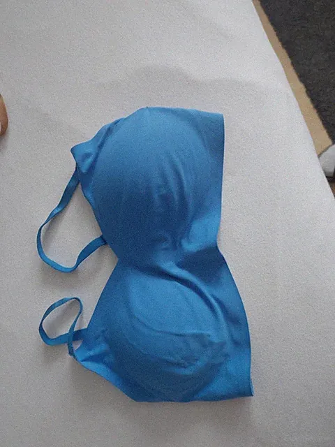 Schiesser, Damen ,bh, Soft BH. Gr. 38 Farbe Blau. So Gut Wie Neu