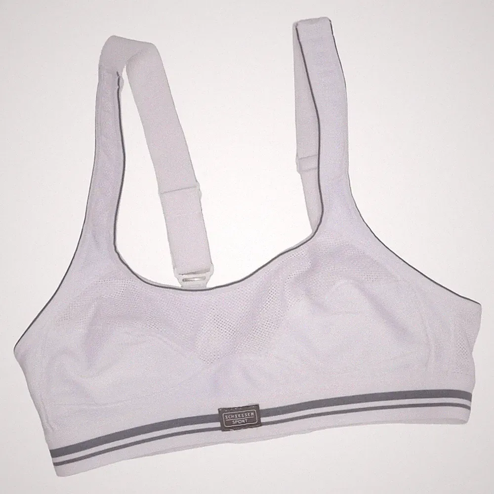 Schiesser, Sport-BH, Größe: 70A, Weiß, Elasthan/Polyamid/Polyester #0Pe